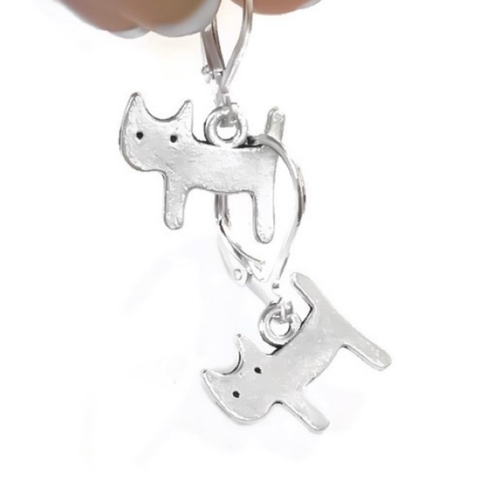 Cute kitty cat earrings